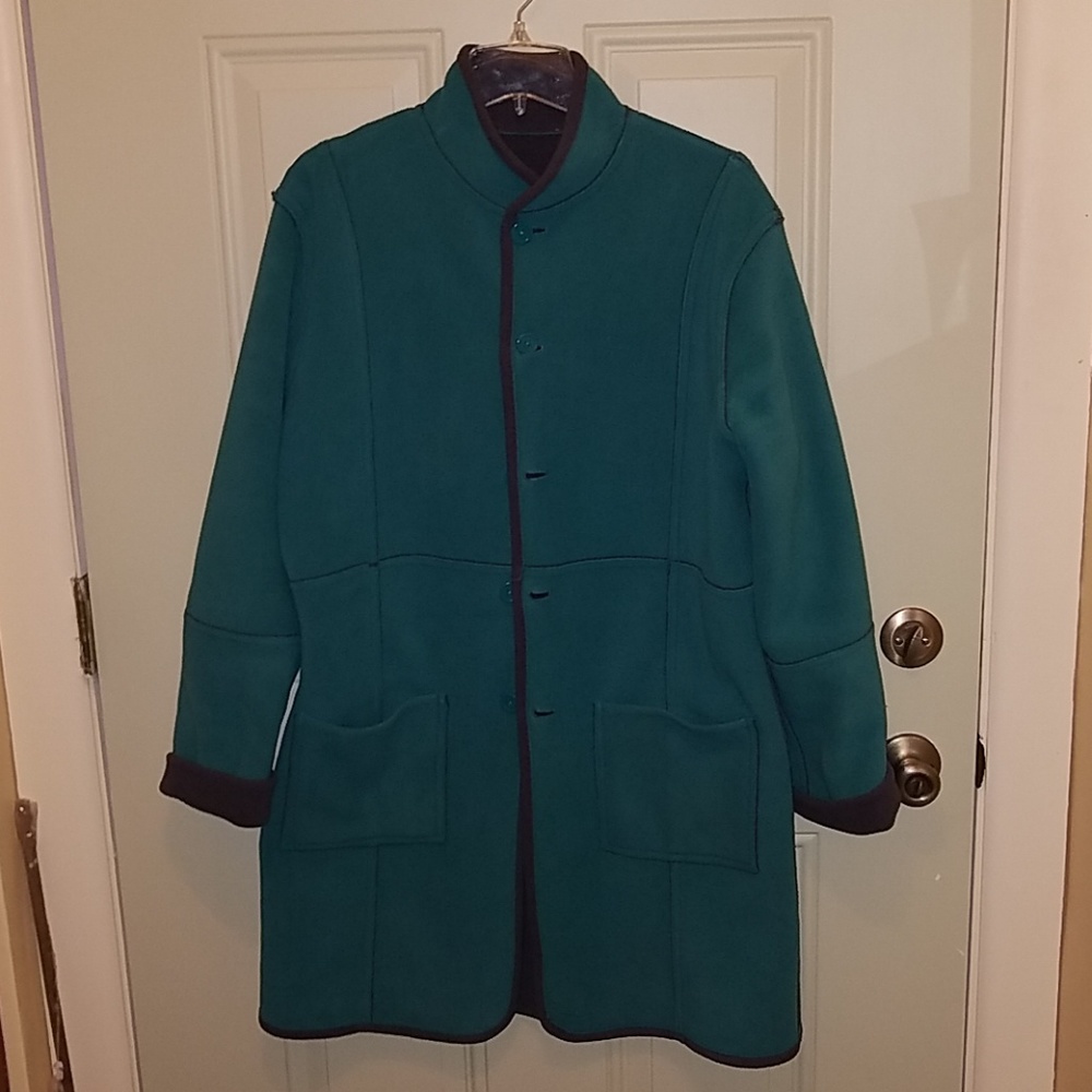 Susan Graver Reversible Coat size M